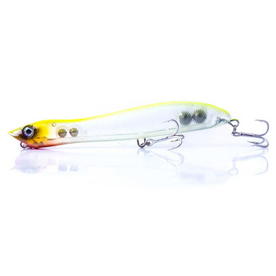 Naluci de pescuit Popper din plastic dur 12cm 17,8g Float Snakehead Topwater Popper Bait Walk the Dog Rattle Wobble Bass Naluca