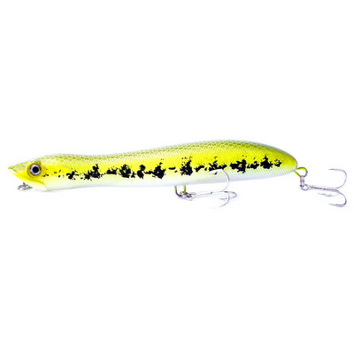 Naluci de pescuit Popper din plastic dur 12cm 17,8g Float Snakehead Topwater Popper Bait Walk the Dog Rattle Wobble Bass Naluca