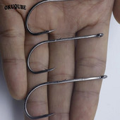 50 tk/partii õngekonksud, topeltsöödahoidik, okastraadiga õngekonksud, süsinikterasest teravad õngekonksud ja elussööda konksud