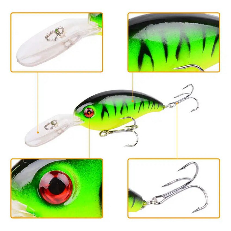 10 cm 14 g Crank mamac za pecanje Crankbait mamac za plivanje Isca umjetni mamci za pecanje šarana vobleri riba carpe pribor za pecanje