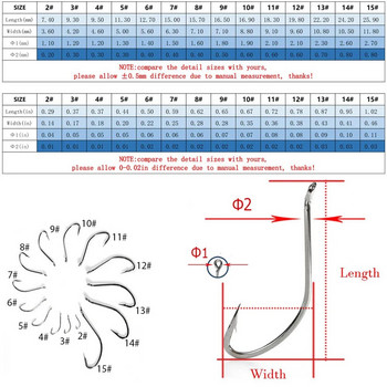 Για Gamakatsu Fishing Hooks Sea Japan Fishing Hooks Αλμυρού νερού Fishhooks Sea High Carbon Big Fishing Hook Pack Jig Hook