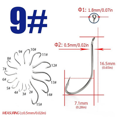 Για Gamakatsu Fishing Hooks Sea Japan Fishing Hooks Αλμυρού νερού Fishhooks Sea High Carbon Big Fishing Hook Pack Jig Hook