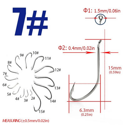 Για Gamakatsu Fishing Hooks Sea Japan Fishing Hooks Αλμυρού νερού Fishhooks Sea High Carbon Big Fishing Hook Pack Jig Hook
