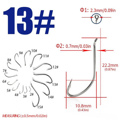 Για Gamakatsu Fishing Hooks Sea Japan Fishing Hooks Αλμυρού νερού Fishhooks Sea High Carbon Big Fishing Hook Pack Jig Hook