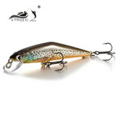 LTHTUG Japan Pesca Stream Fishing Lure 63mm 8g Sinking Minnow Peche Umjetni tvrdi mamac za grgeča, štuku, losos, pastrva mamac