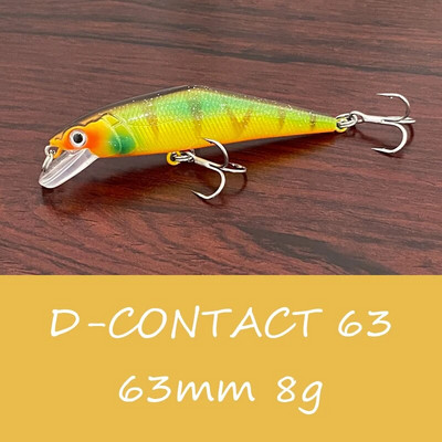 LTHTUG Japan Pesca Stream Fishing Lure 63mm 8g Sinking Minnow Peche Umjetni tvrdi mamac za grgeča, štuku, losos, pastrva mamac