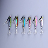 Žvejyba jūroje Slow Jig Metal Jigging Spoon Lazerinis Dirbtinis masalas Žvejybos Jig 3D Spausdinti masalai Super Hard Fish Fishing Lures