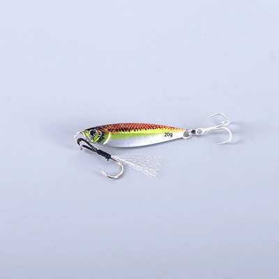 Žvejyba jūroje Slow Jig Metal Jigging Spoon Lazerinis Dirbtinis masalas Žvejybos Jig 3D Spausdinti masalai Super Hard Fish Fishing Lures