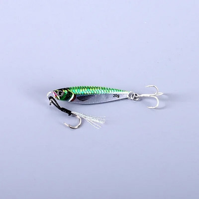 Žvejyba jūroje Slow Jig Metal Jigging Spoon Lazerinis Dirbtinis masalas Žvejybos Jig 3D Spausdinti masalai Super Hard Fish Fishing Lures