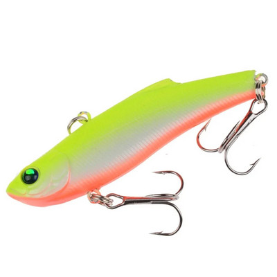 Aorace 1vnt žieminės poledinės žūklės masalas 7cm/18g skęstantis Isca dirbtinis Rattlin vibracinis VIB kietas masalas Crankbait treble kabliukai