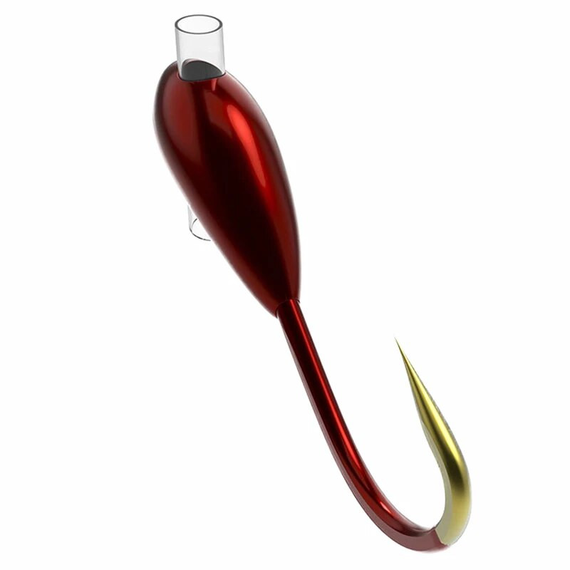 10 tk Ümberkukkunud jigipea pliikonks talvine jääjärvepüügi sööt Konksud punane ussipuu õngekonks karpkala sööt kalastustarbed