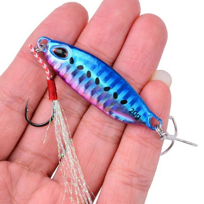 Aorace 1PC 10g-40g Metalna varalica Slow Jig Shore Casting varalica za jigging pastrva tuna Riba Žlica brancin Tvrdi mamac mamac za pecanje