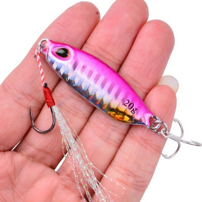 Aorace 1PC 10g-40g Metalna varalica Slow Jig Shore Casting varalica za jigging pastrva tuna Riba Žlica brancin Tvrdi mamac mamac za pecanje