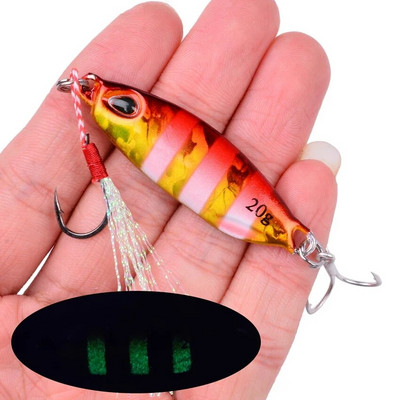 Aorace 1PC 10g-40g Metalna varalica Slow Jig Shore Casting varalica za jigging pastrva tuna Riba Žlica brancin Tvrdi mamac mamac za pecanje