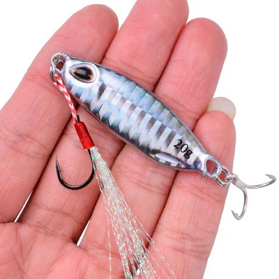 Aorace 1PC 10g-40g Metalna varalica Slow Jig Shore Casting varalica za jigging pastrva tuna Riba Žlica brancin Tvrdi mamac mamac za pecanje