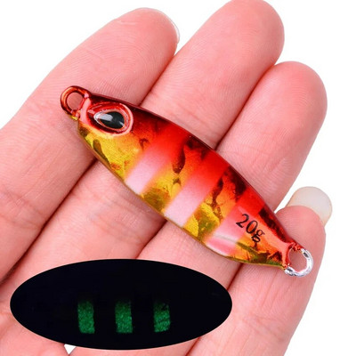 Aorace 1PC 10g-40g Metalna varalica Slow Jig Shore Casting varalica za jigging pastrva tuna Riba Žlica brancin Tvrdi mamac mamac za pecanje