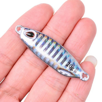 Aorace 1PC 10g-40g Metalna varalica Slow Jig Shore Casting varalica za jigging pastrva tuna Riba Žlica brancin Tvrdi mamac mamac za pecanje