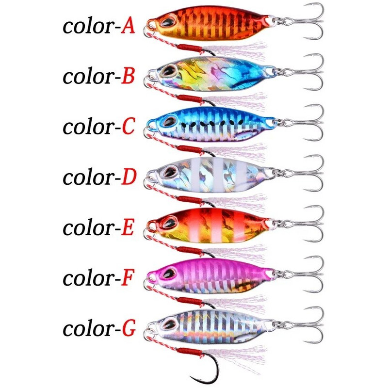 Aorace 1PC 10g-40g Metalna varalica Slow Jig Shore Casting varalica za jigging pastrva tuna Riba Žlica brancin Tvrdi mamac mamac za pecanje