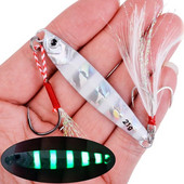 1tk metallist valatud jigilusikaga landid 7g-10g-14g-17g-21g-28g-40g kaldaheitmise lusikas Merevee meriahvena kalapüügi landitarbed