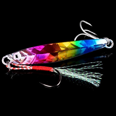 1tk metallist valatud jigilusikaga landid 7g-10g-14g-17g-21g-28g-40g kaldaheitmise lusikas Merevee meriahvena kalapüügi landitarbed