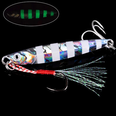 1tk metallist valatud jigilusikaga landid 7g-10g-14g-17g-21g-28g-40g kaldaheitmise lusikas Merevee meriahvena kalapüügi landitarbed