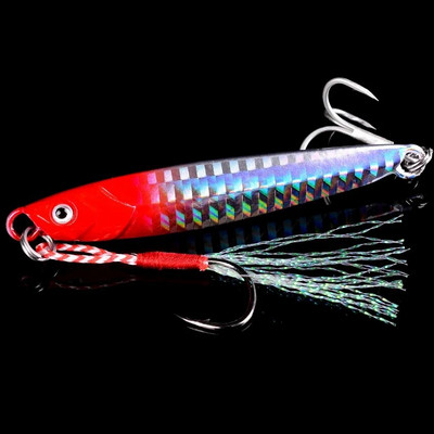 1tk metallist valatud jigilusikaga landid 7g-10g-14g-17g-21g-28g-40g kaldaheitmise lusikas Merevee meriahvena kalapüügi landitarbed