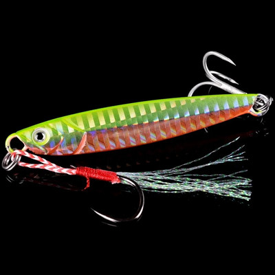 1tk metallist valatud jigilusikaga landid 7g-10g-14g-17g-21g-28g-40g kaldaheitmise lusikas Merevee meriahvena kalapüügi landitarbed