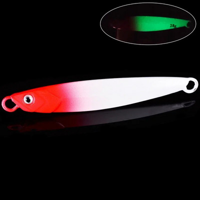 1tk metallist valatud jigilusikaga landid 7g-10g-14g-17g-21g-28g-40g kaldaheitmise lusikas Merevee meriahvena kalapüügi landitarbed