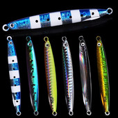 1 tk Metallist valurakendaja 7G 10G 21G 30G 40G kaldal Drag Cast Jigging Lusikas Püügilant Kunstsööt Tackle Landid Kalapüük