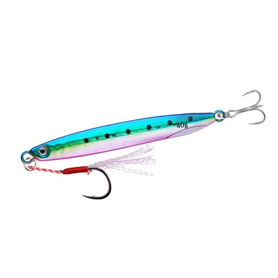 1 tk Metallist valurakendaja 7G 10G 21G 30G 40G kaldal Drag Cast Jigging Lusikas Püügilant Kunstsööt Tackle Landid Kalapüük