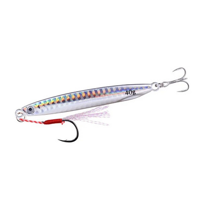 1 tk Metallist valurakendaja 7G 10G 21G 30G 40G kaldal Drag Cast Jigging Lusikas Püügilant Kunstsööt Tackle Landid Kalapüük