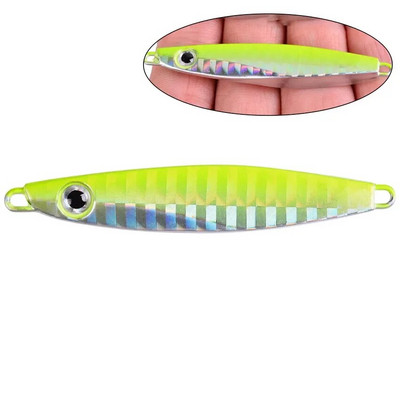 Metalinis Jig žvejybos masalas Bass Fishing Jigs Svoriai 60 g 80 g Holografiniai velkamieji sūraus vandens masalai Isca dirbtiniai žuvų reikmenys lydekai