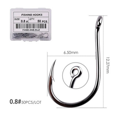 50/20 tk kast kõrge süsinikusisaldusega Chinu õngekonks Üksik konks silmaga karpkala säga Anzol kalakonksud Jaapani kalastustarbed Jig kalakonks