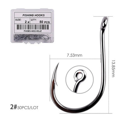 50/20 tk kast kõrge süsinikusisaldusega Chinu õngekonks Üksik konks silmaga karpkala säga Anzol kalakonksud Jaapani kalastustarbed Jig kalakonks