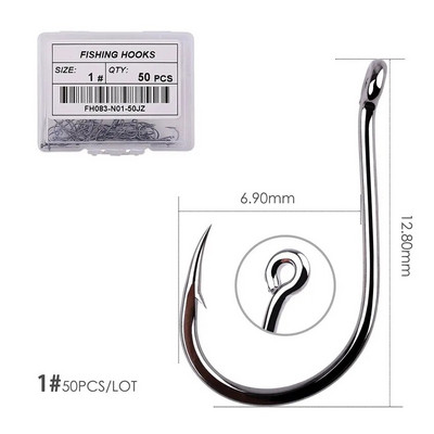 50/20 tk kast kõrge süsinikusisaldusega Chinu õngekonks Üksik konks silmaga karpkala säga Anzol kalakonksud Jaapani kalastustarbed Jig kalakonks