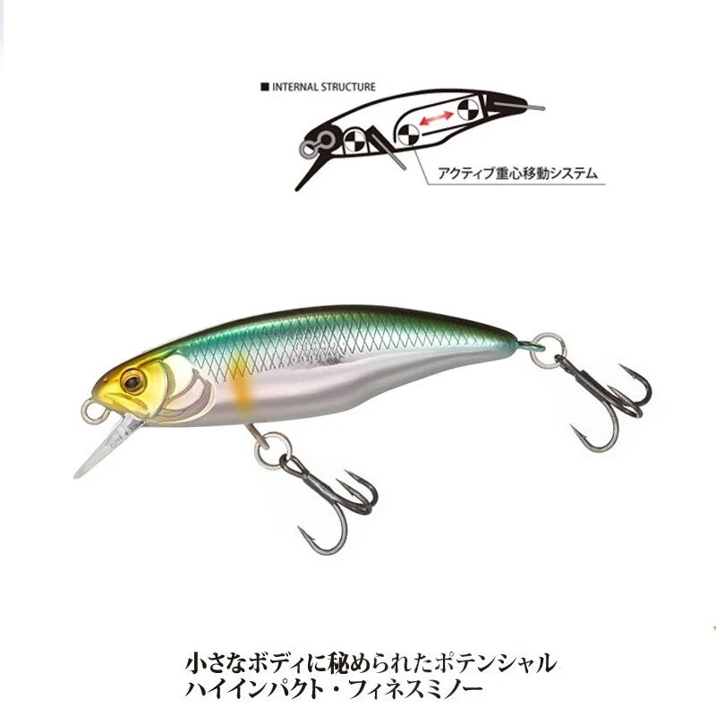 Japānas karstais modelis grimstošs Minnow makšķerēšanas mānekļi 52 mm 4,5 g Jerkbait Bass Pike Carkbait vobleri Swimbait Professional Hard Bait