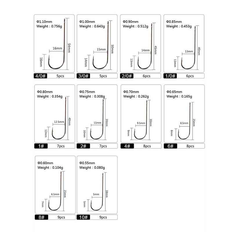 Pika varrega õngekonks kõrge süsinikusisaldusega terasest AD-terava rõngaga sepistatud okast nihutatud kitsas sööt