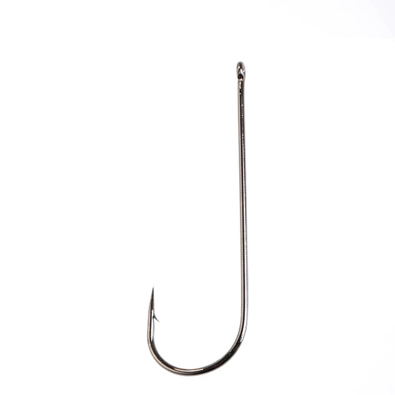 Pika varrega õngekonks kõrge süsinikusisaldusega terasest AD-terava rõngaga sepistatud okast nihutatud kitsas sööt