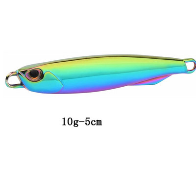 1tk Spoon Metal Jigs Hõbedased konksudega kalapüügi landid 7g 10g 15g 20g 30g 40g galvaniseeritud kalapüügi landid Bait Makrell Bass