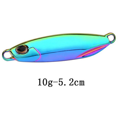 1tk Spoon Metal Jigs Hõbedased konksudega kalapüügi landid 7g 10g 15g 20g 30g 40g galvaniseeritud kalapüügi landid Bait Makrell Bass