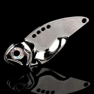 1vnt Metalinis VIB vibracinis masalas Spinner Šaukštas žvejybos masalai 5g 7g 10g 12g 14g Jigs Upėtakių Žieminės žvejybos kietieji masalai Pesca reikmenys
