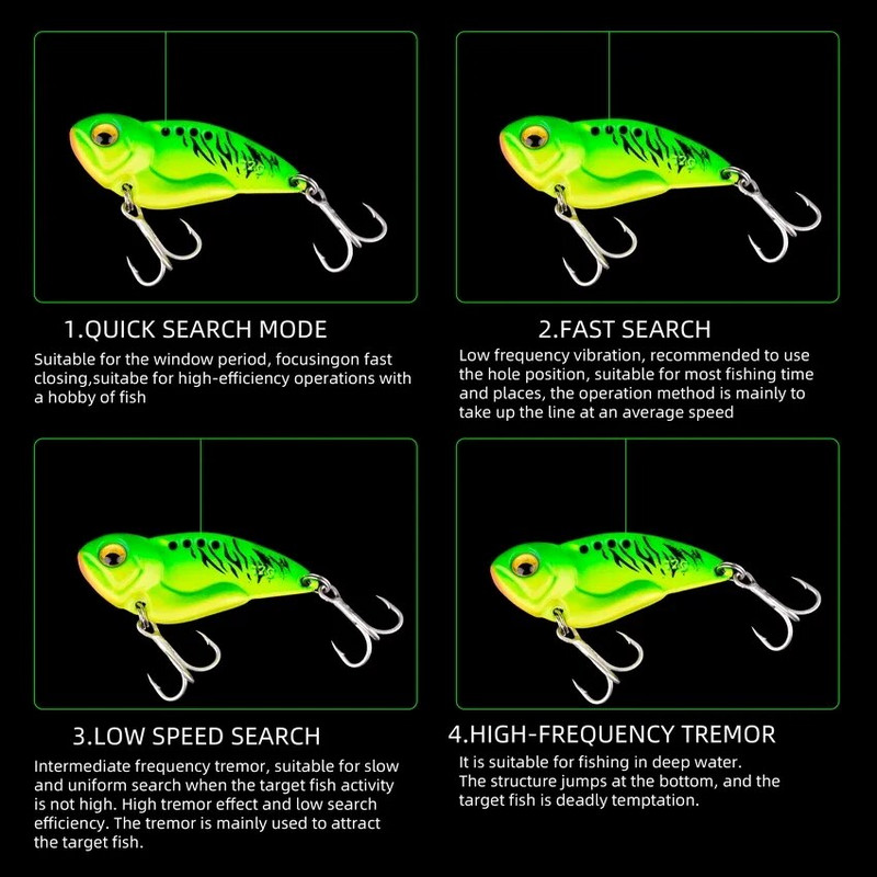 1vnt Metalinis VIB vibracinis masalas Spinner Šaukštas žvejybos masalai 5g 7g 10g 12g 14g Jigs Upėtakių Žieminės žvejybos kietieji masalai Pesca reikmenys