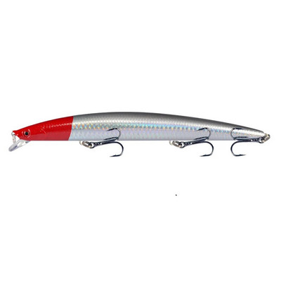 1vnt 18cm 24g Minnow žvejybos masalas lazerinis kietas dirbtinis masalas, plastikinis didelis netikras žuvų masalas jūros žvejybos masalas Crankbait vobleriai