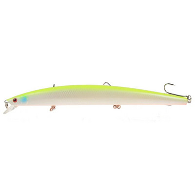 1vnt 18cm 24g Minnow žvejybos masalas lazerinis kietas dirbtinis masalas, plastikinis didelis netikras žuvų masalas jūros žvejybos masalas Crankbait vobleriai