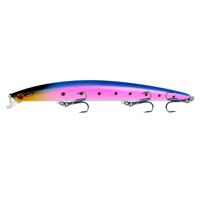 1vnt 18cm 24g Minnow žvejybos masalas lazerinis kietas dirbtinis masalas, plastikinis didelis netikras žuvų masalas jūros žvejybos masalas Crankbait vobleriai
