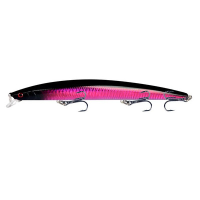 1vnt 18cm 24g Minnow žvejybos masalas lazerinis kietas dirbtinis masalas, plastikinis didelis netikras žuvų masalas jūros žvejybos masalas Crankbait vobleriai