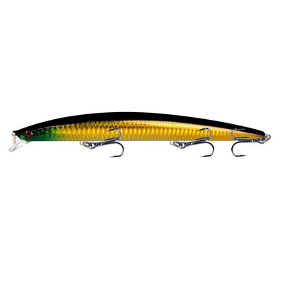 1vnt 18cm 24g Minnow žvejybos masalas lazerinis kietas dirbtinis masalas, plastikinis didelis netikras žuvų masalas jūros žvejybos masalas Crankbait vobleriai