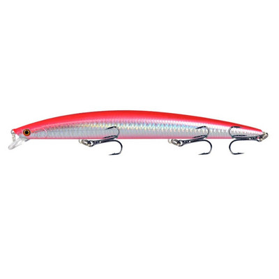 1vnt 18cm 24g Minnow žvejybos masalas lazerinis kietas dirbtinis masalas, plastikinis didelis netikras žuvų masalas jūros žvejybos masalas Crankbait vobleriai