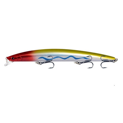 1vnt 18cm 24g Minnow žvejybos masalas lazerinis kietas dirbtinis masalas, plastikinis didelis netikras žuvų masalas jūros žvejybos masalas Crankbait vobleriai