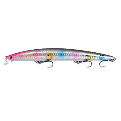1vnt 18cm 24g Minnow žvejybos masalas lazerinis kietas dirbtinis masalas, plastikinis didelis netikras žuvų masalas jūros žvejybos masalas Crankbait vobleriai